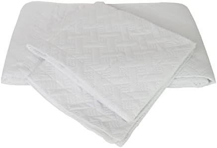 Altatac Reversible Ultra Soft Quilt Set 3 Piece Queen White