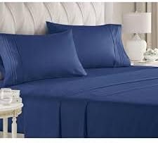 Dainty Homes 9-Piece Royal Blue Comforter Set 1
