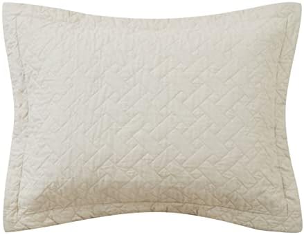 Tommy Bahama Chevron Dune Beige Quilt Set - King