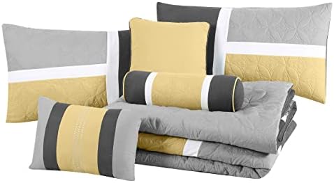 Chezmoi Collection Upland Comforter Set Queen