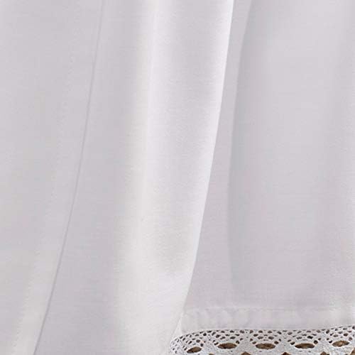 Laura Ashley Home Full Bedskirt - Crochet Ruffle White