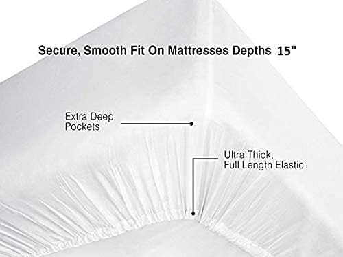 600 TC Egyptian Cotton Bed-in-a-Bag 7 Piece Full XL Set