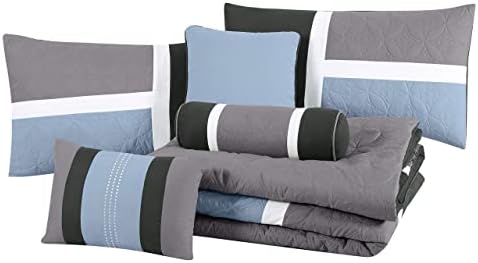 Chezmoi Upland 7-Piece Patchwork Comforter Set