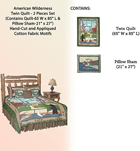 Patch Magic Quilts American Wilderness Twin Set