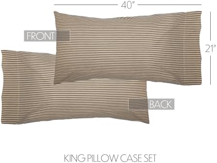 VHC Brands Sawyer Mill Charcoal 5 Piece Quilt Set