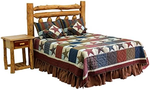 Patch Magic Log Star Super King Quilt Set