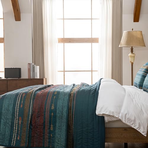 LIRISDOM Bohemian Quilt Set Queen Size 3 Piece 1