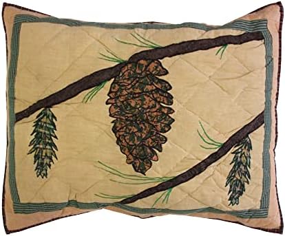 Patch Magic Quilts Quilted Pinecones Luxury King Set