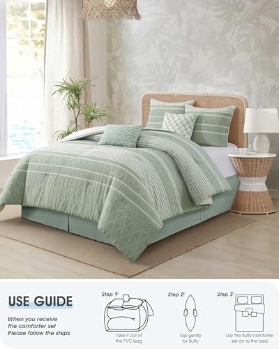 LANCO Cotton Comforter Set California King 1