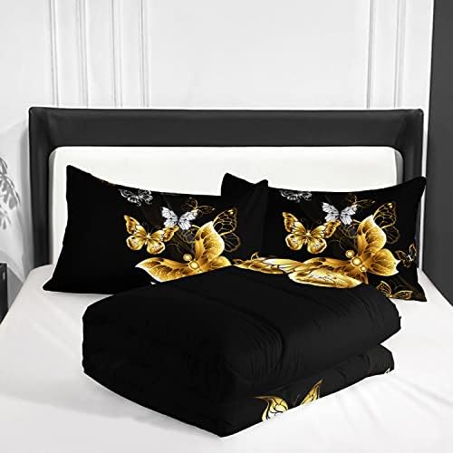 Butterfly Comforter Set for Adults
