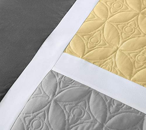 Chezmoi Collection Upland Comforter Set Queen