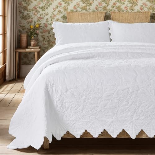 Brandream Country Birds Matelasse Quilt Set 3-Piece