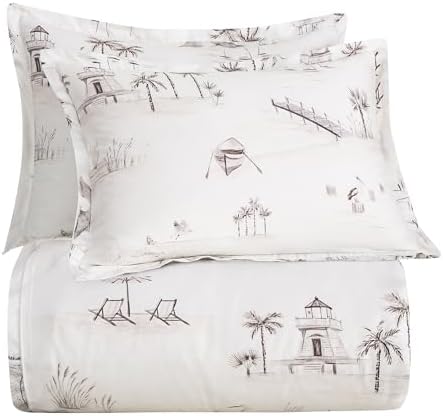 HiEnd Accents Seaside Lyocell 3-Piece Comforter Set