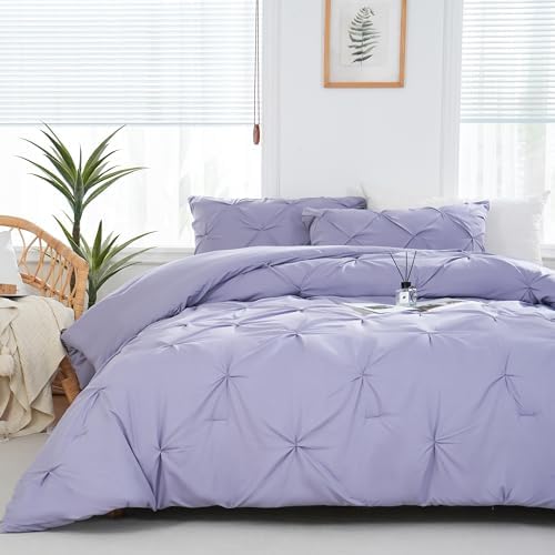 DOWNCOOL Comforter Set - Lavender Purple 3 Piece Bedding