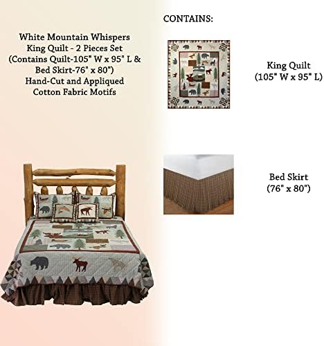 Patch Magic Quilts White Mountain Whispers King Set
