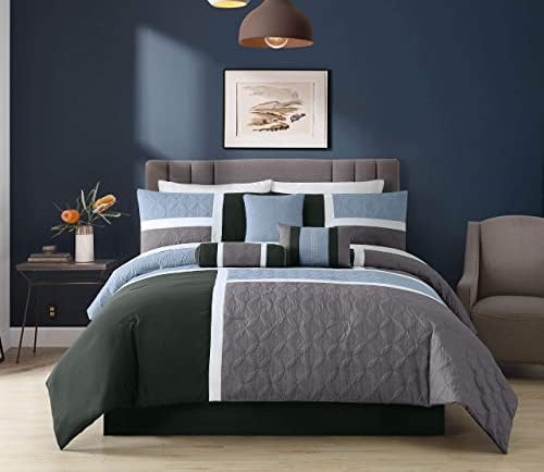 Chezmoi Upland 7-Piece Patchwork Comforter Set