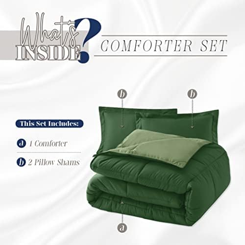 Elegant Comfort 3-Piece Reversible Comforter Set 1