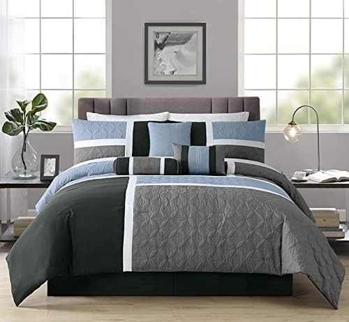 Chezmoi Upland 7-Piece Patchwork Comforter Set