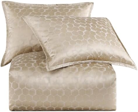 HiEnd Accents Honeycomb 3 Piece King Comforter Set 1