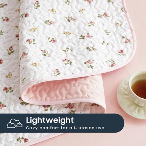 Wake In Cloud - Floral Quilt Set for Women