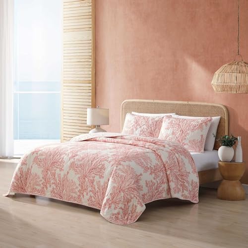 Tommy Bahama King Quilt Set with Coral Reef Design