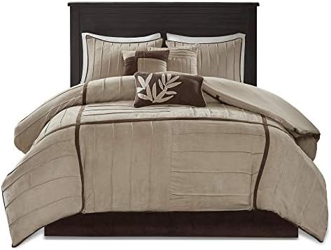 Madison Park Dune Suede Comforter Set 7 Piece
