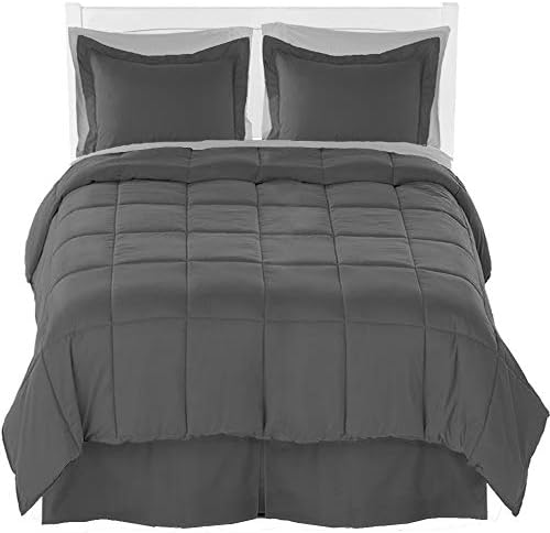 Bare Home Full XL Comforter Set with Sheets and Skirt