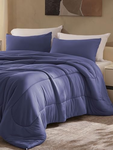 Sleep Zone 3-Piece Jersey Knit Comforter Set