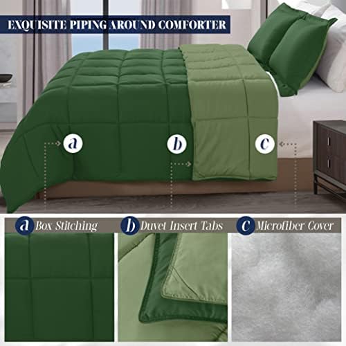 Elegant Comfort 3-Piece Reversible Comforter Set 1