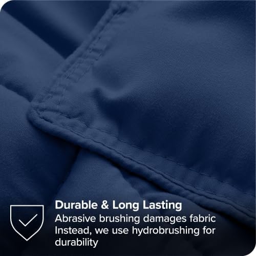 Upluxius Dark Blue Bed-In-A-Bag 7 Piece Comforter Set