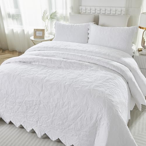 Brandream Country Birds Matelasse Quilt Set 3-Piece