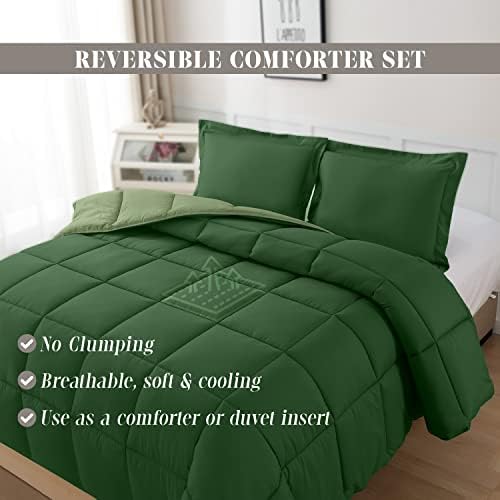 Elegant Comfort 3-Piece Reversible Comforter Set 1