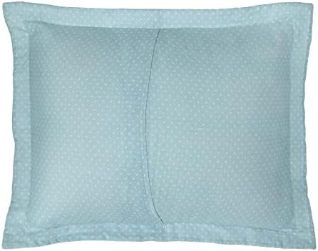 Laura Ashley King Quilt Set with Shams Saltwater Blue