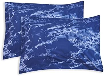 Elegant Comfort Reversible 10-Piece Comforter Set with Marble Print