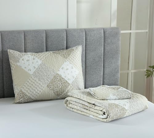 Boryard Queen Size Quilt Set with Reversible Design