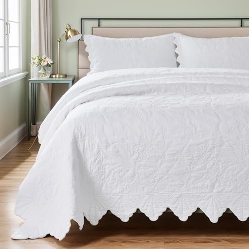 Brandream Country Birds Matelasse Quilt Set 3-Piece
