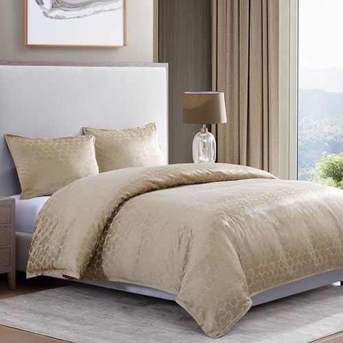 HiEnd Accents Honeycomb 3 Piece King Comforter Set 1