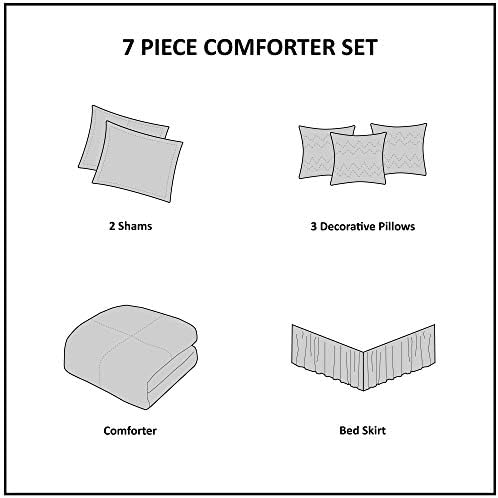 Madison Park Dune Suede Comforter Set 7 Piece