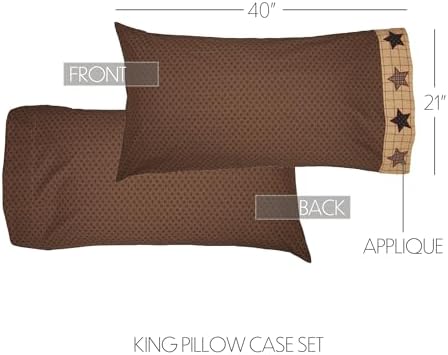 VHC Brands Bingham Star 5 Piece Quilt Set