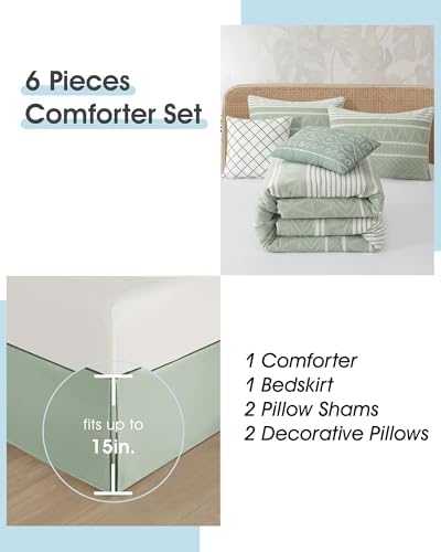 LANCO Cotton Comforter Set California King 1