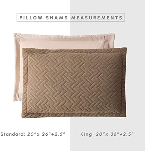 Elegant Comfort Reversible Quilt Set for California King
