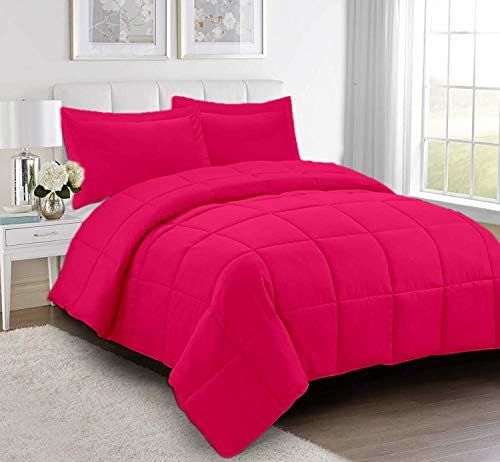 Restilon All Season 1000 Series Cooling Comforter Set Hot Pink Super King