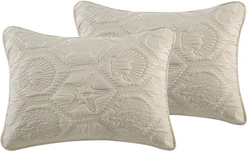VCNY Home Queen Quilt Set 3-Piece Coastal Bedding