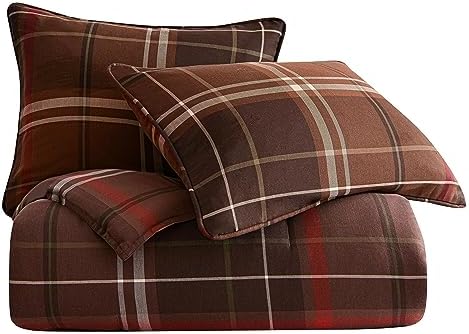 Paseo Road Jackson Rustic Plaid Super King Comforter Set