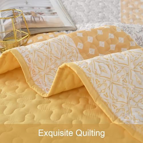 WONGS BEDDING Boho Stripe Quilt Set 3 Piece Full Size