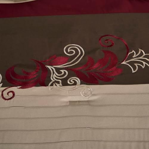 Chezmoi Napa 7-Piece Comforter Set Queen