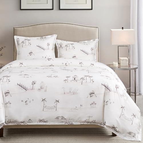 HiEnd Accents Seaside Lyocell 3-Piece Comforter Set