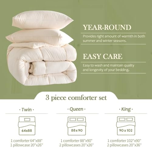 Dawade 100 Egyptian Cotton 600 GSM Comforter Set