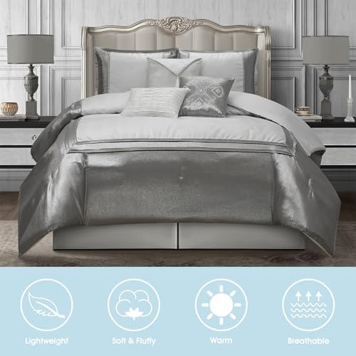 LANCO 7 Piece California King Comforter Set