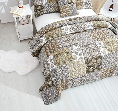 DaDa Bedding Bohemian Cotton Quilt Set - Moroccan Dreams